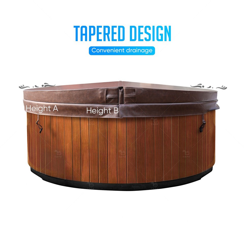Brown Round Spa Cover high quality