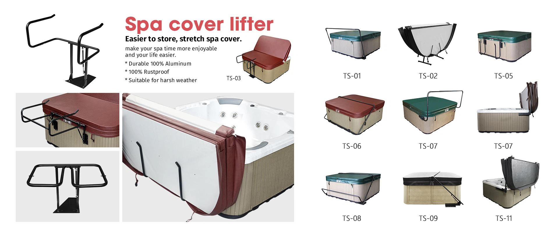 Spa Cover Lifter